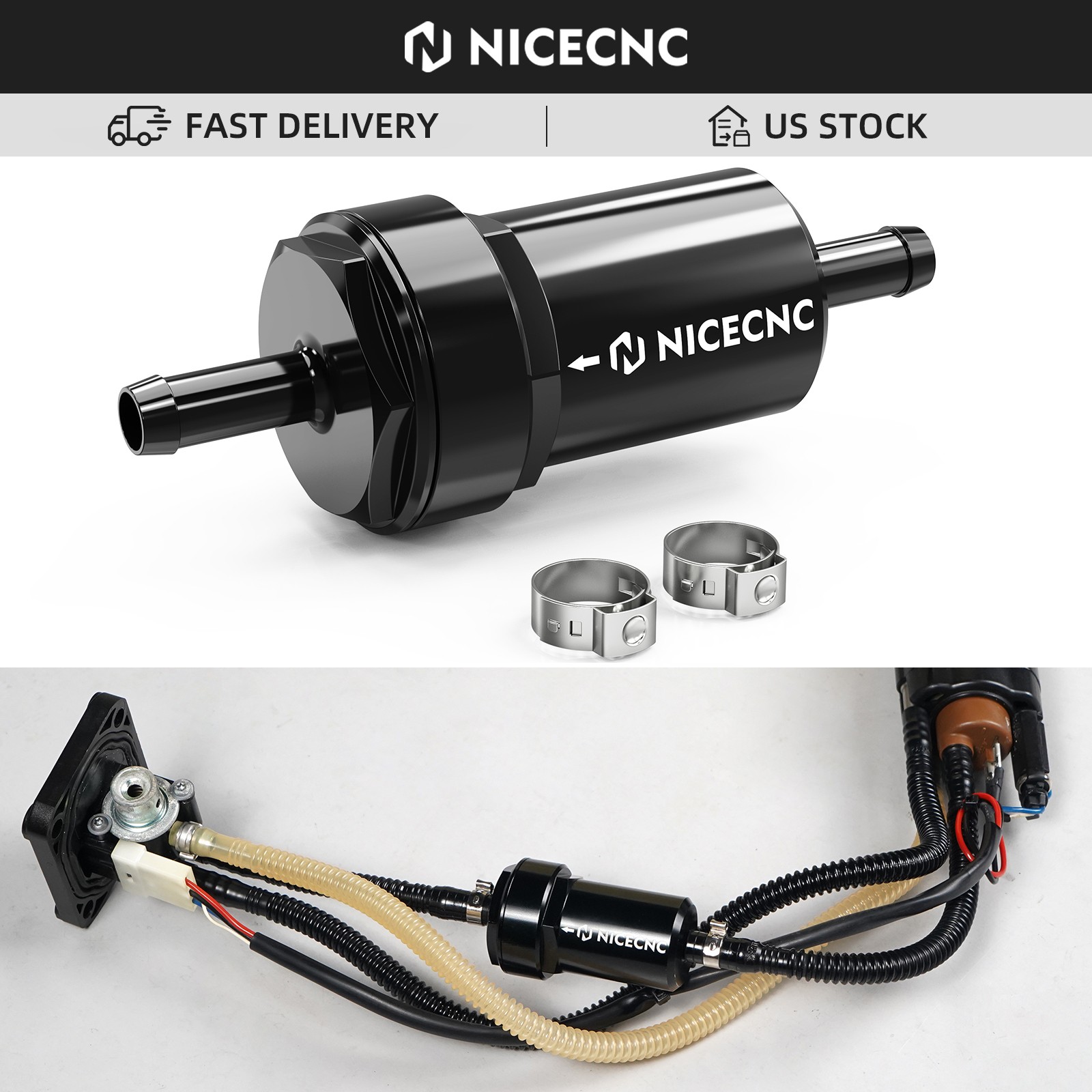 NICECNC Fuel Filter Kit For KTM 250 350 EXC-F	SX-F XC-F 690 SMC R 2012-2022