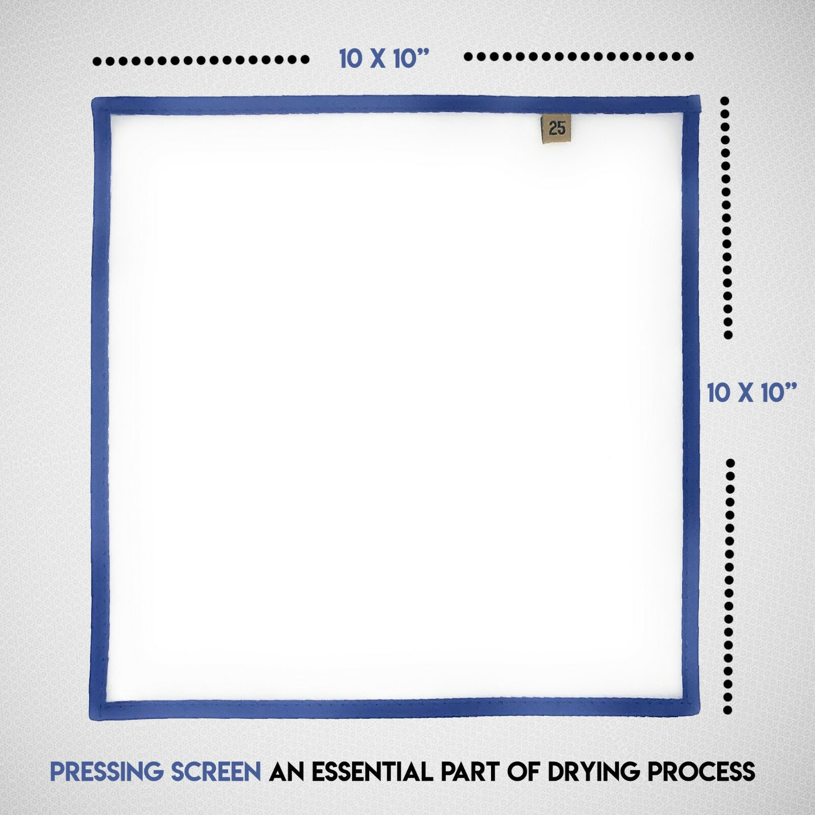 Bubble Bag BUBBLEBAGDUDE 10 x 10 " pressing screens 5 pack bubble hash bags