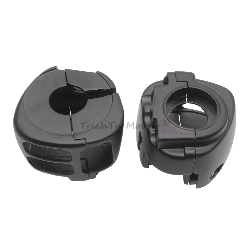 Black Hand Control Switch Housing Cover For Harley Softail Street Bob Sportster