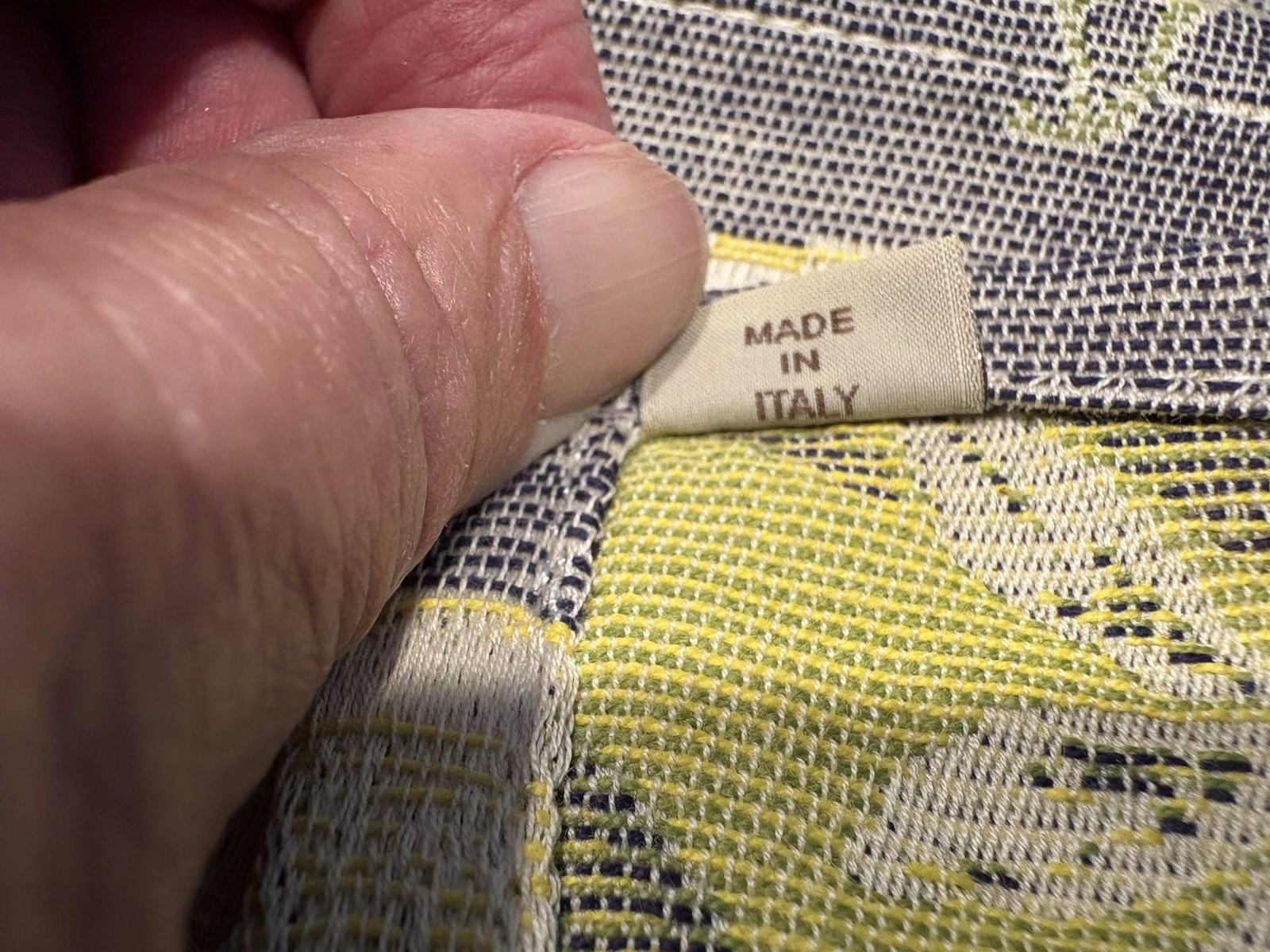 Busatti LEMON Jacquard Napkins Set Of 4 Made In Italy New With No Tags