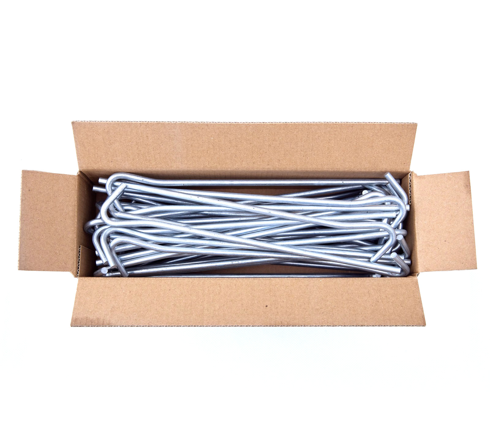 9 inch Tent Stake 4mm / 5mm available in 10-Pack / 25-Pack / 50-Pack / 100-Pack.