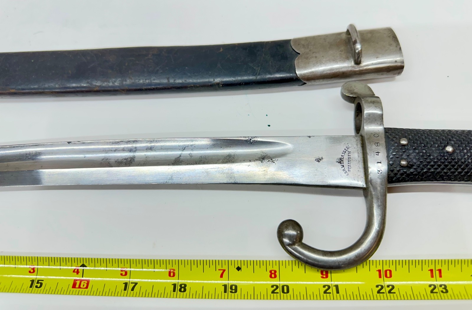 Remington 1867 Rolling Block Bayonet Sword Solingen