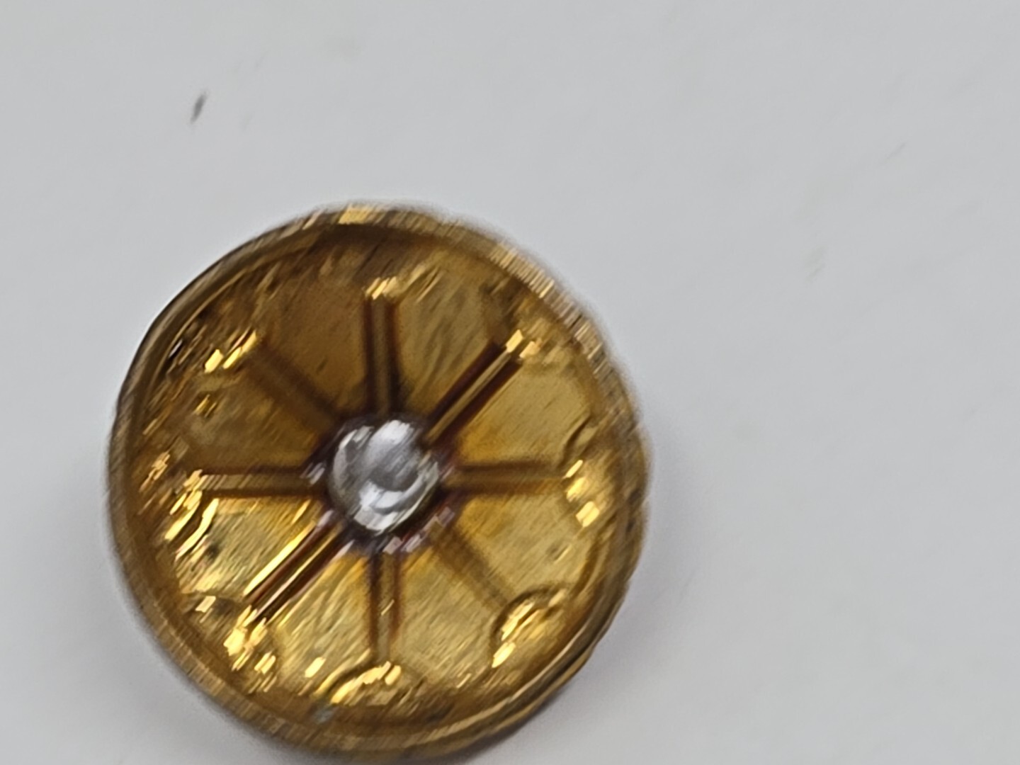 19th Century Marble, Porcelain & Brass French Made Inkwell