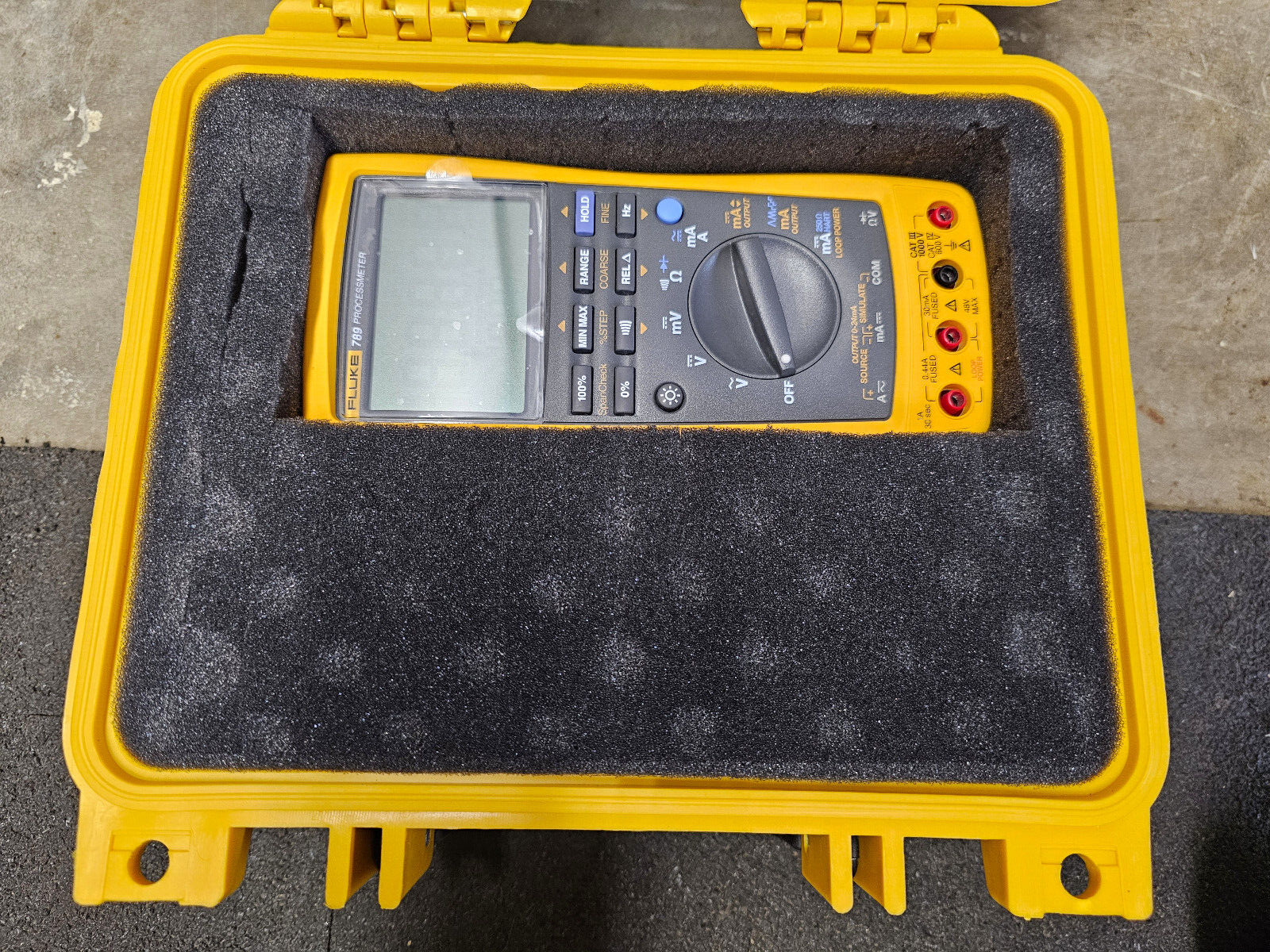 Customizeable Pick Pluck Foam Weatherproof Hard Case for Multimeters Fluke Flir
