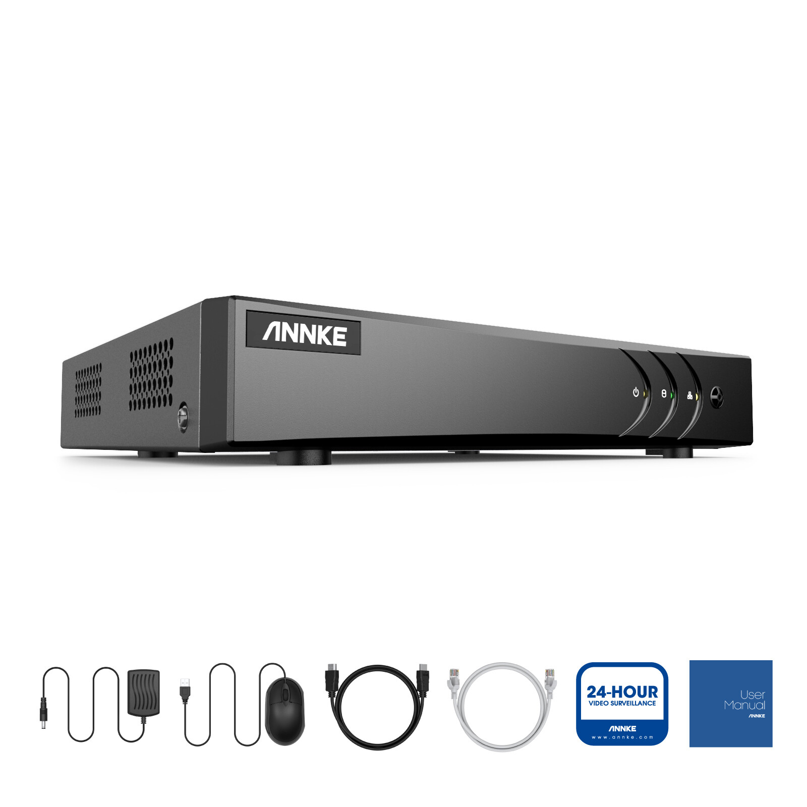 ANNKE 5in1 8CH 3K Lite DVR 1080P TVI CCTV Security Camera System Outdoor H.265+