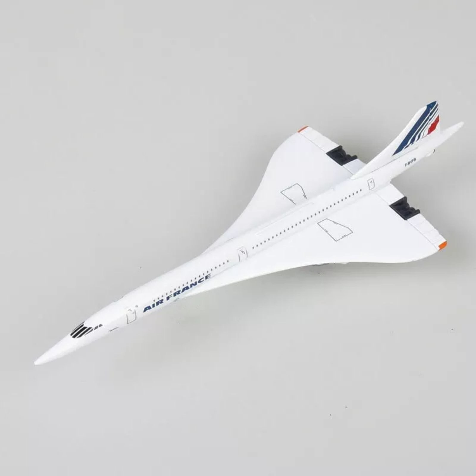 16cm Diecast Alloy Air France Concorde Plane Model 1:400 Scale Toy Collection