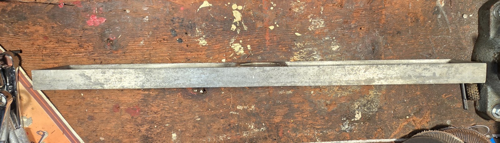 Antique 28" Union Gravity Level Co Inclinometer Patent 1923, Sioux City, Iowa