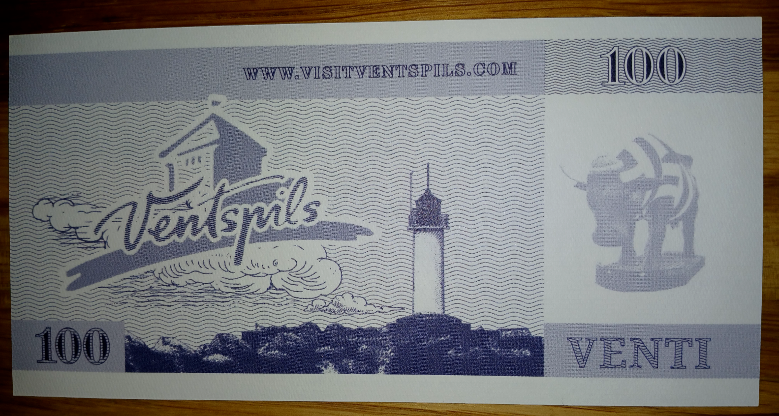 Venti 2011 banknotes Ventspils Latvia 6 pcs in lot