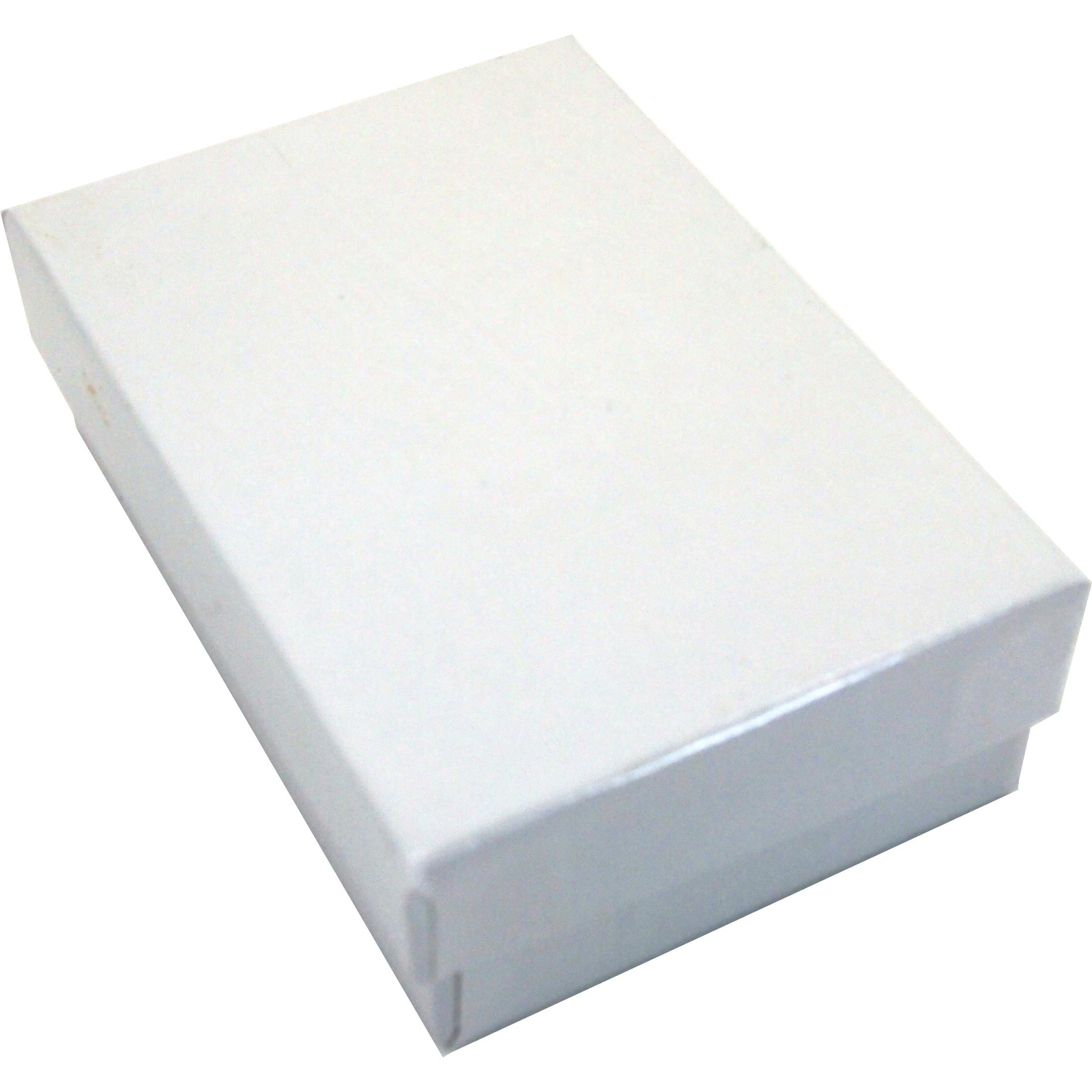 10 Cotton White Pendant Chain Jewelry Display Boxes 3 1/4" x 2 1/4" x 1"
