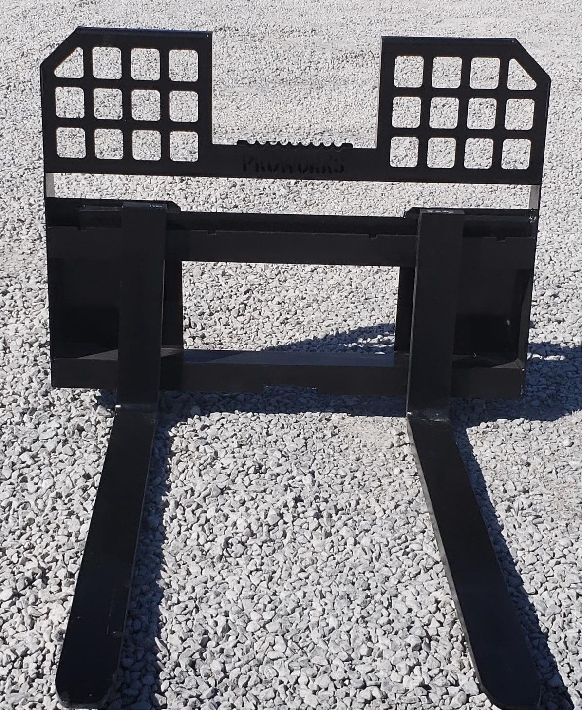 48" Long 4,000 Pound Walk Through Pallet Forks Fits Bobcat Skid Steer Loader