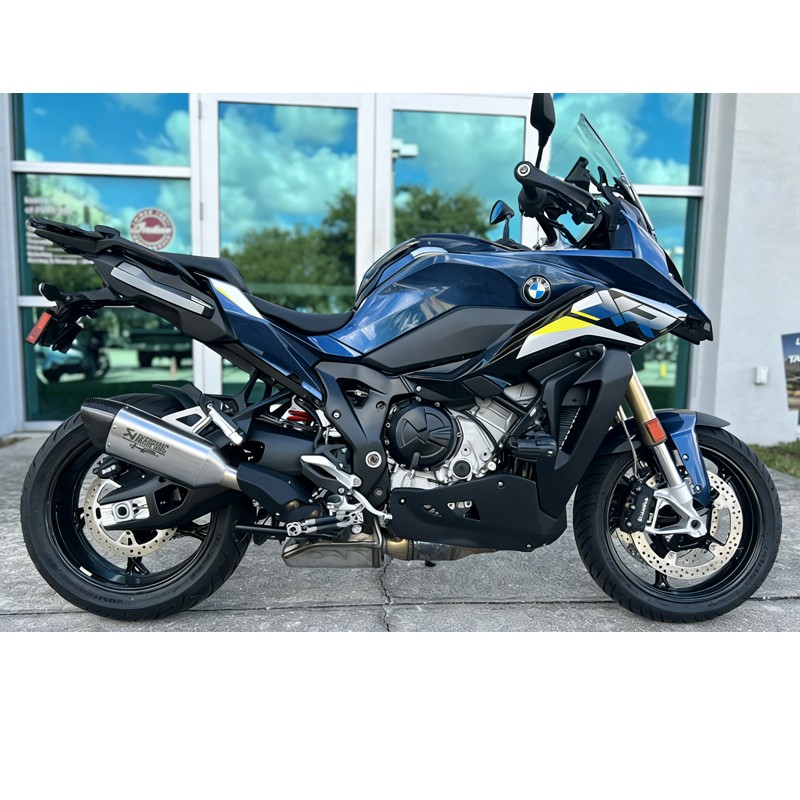 S1000XR 2020-2026 for BMW Slip On Exhaust Muffler Pipe Real Carbon Fiber Tips