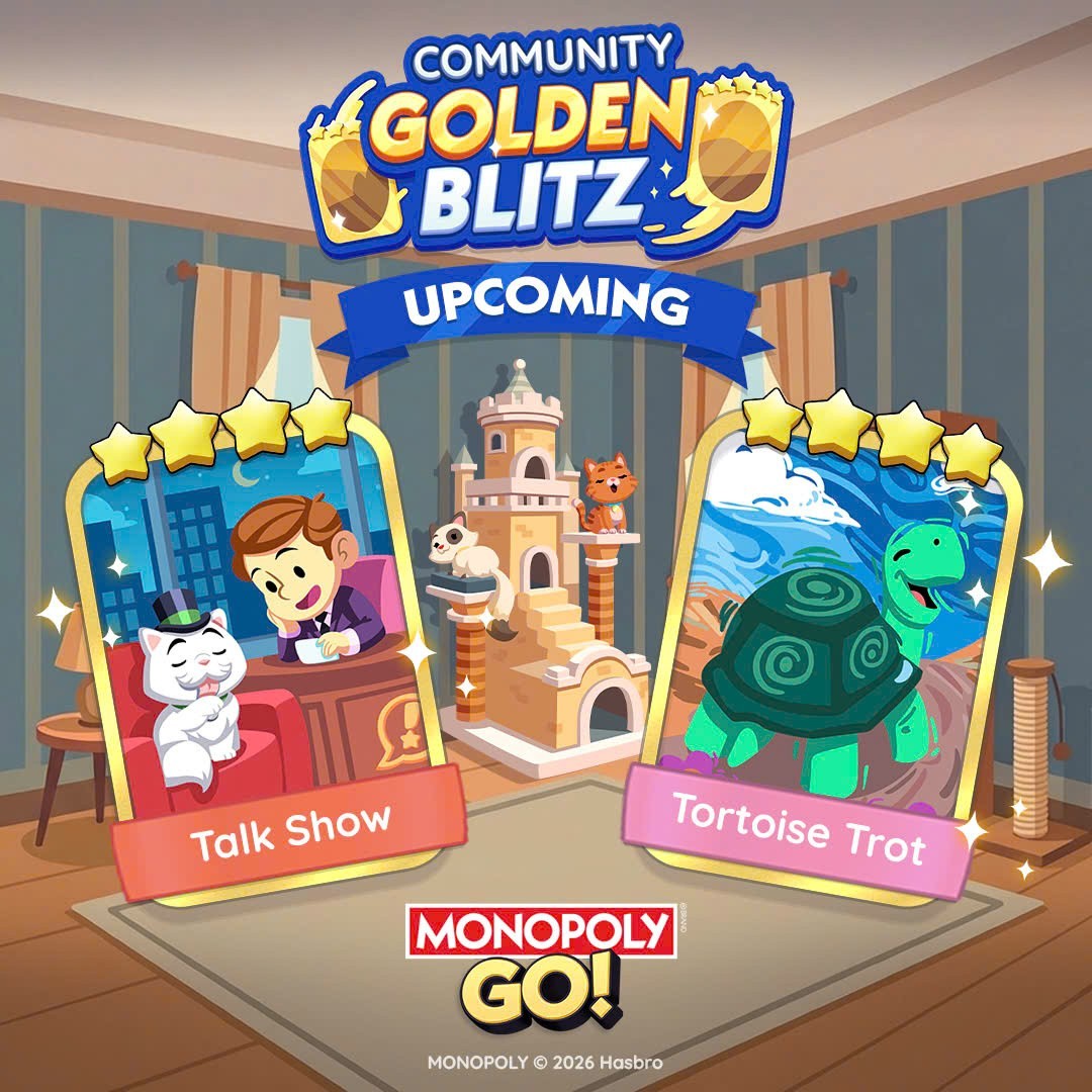 🍀Golden Blitz🍀 Monopoly Go Sticker CHEAPEST🔥SUPER FAST⚡24/7💬