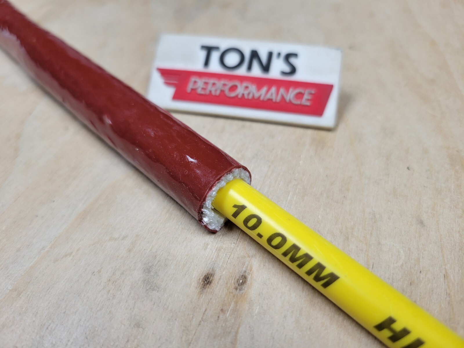 Red Sleeved 11" 10mm Spark Plug Wires Chevy LS1 VORTEC GM LS LSX LQ9 Truck 45*