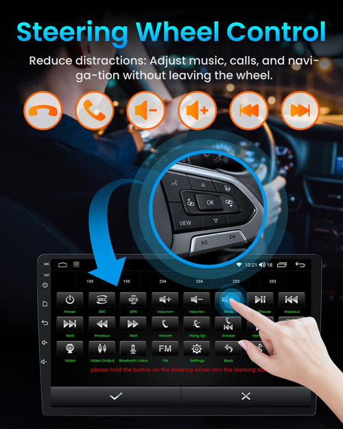 10.1" For 2014-2017 Nissan Rogue Carplay Radio Stereo 4+64G Android13 Cam 5GWiFi