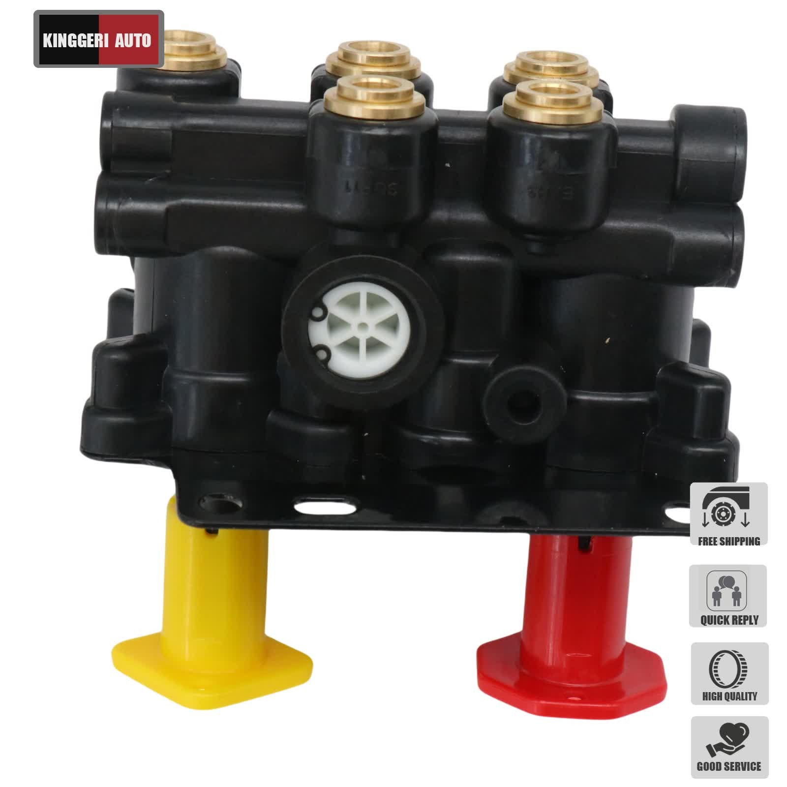 For Volvo VNL Dash Valve Dual Park Brake With 5 Ports 24340522 21315044 K035691