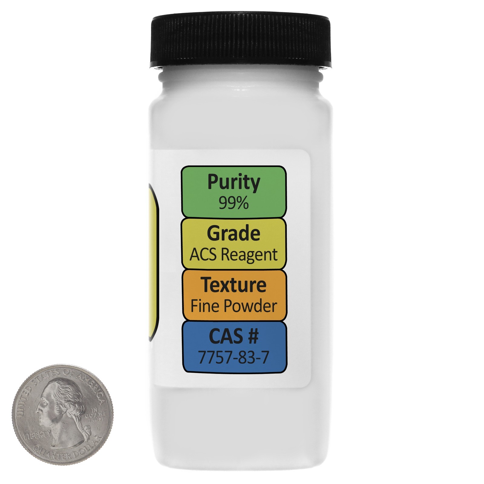 Sodium Thiosulfate [Na2S2O3] 99% ACS Grade Powder 4 Oz in a Bottle USA