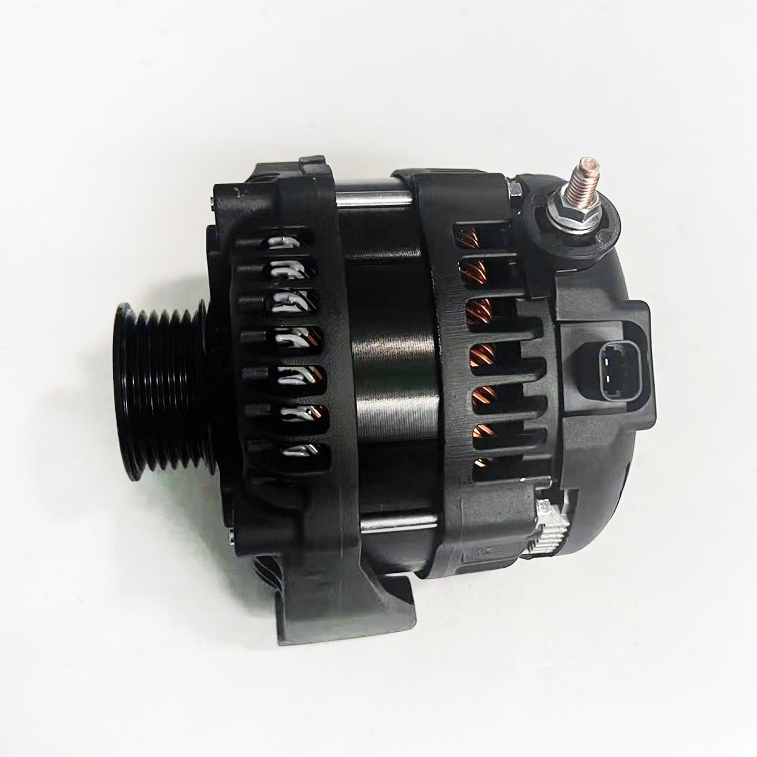 For GMC Yukon Chevy Tahoe Cadillac Hummer H2 350A High Output Black Alternator