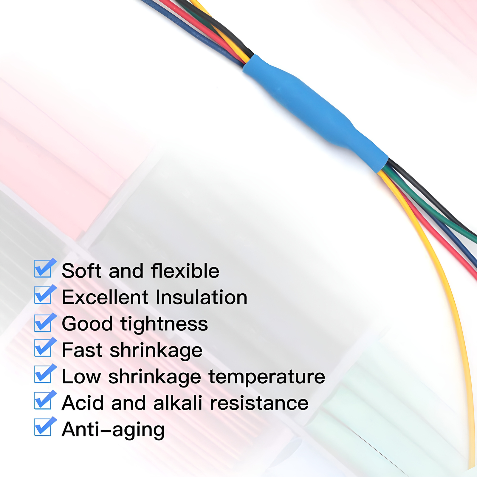 1120 Pcs HEAT SHRINK Tubing Sleeve 2:1 Shrinkable Tube Wire Cable Assortment Kit