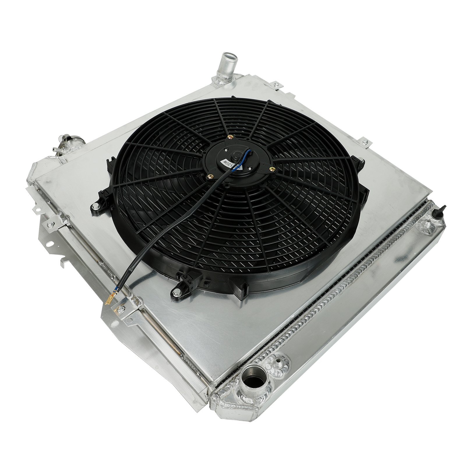 3 Row Radiator+Shroud Fan+Thermostat Relay For 1988-1995 Toyota 4Runner Pickup