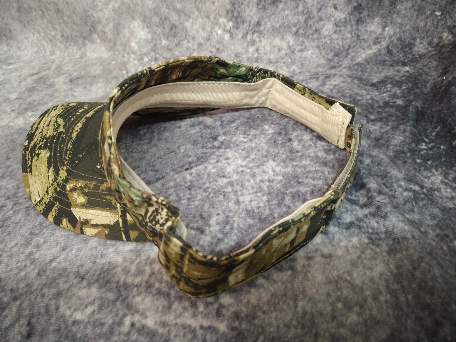 Camouflage Visor Hat Adjustable Unisex Hunter Camo Print Cap Golf Tennis Outdoor