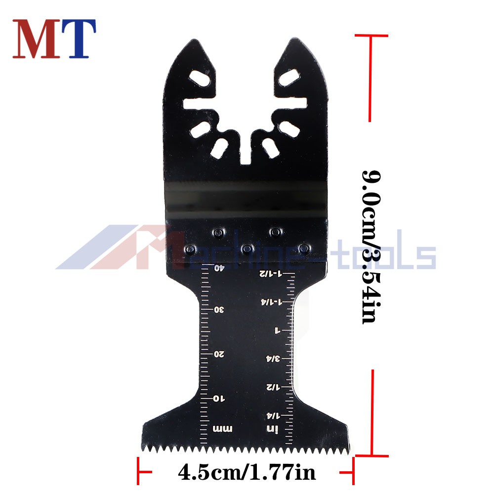 48 Pcs Metal Wood Universal Oscillating Multitool Quick Release Saw Blades Kit