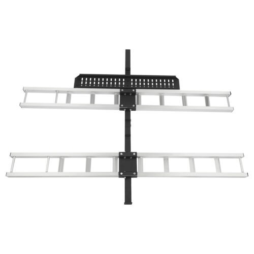 600 LBS Heavy Duty Motorcycle Carrier Dirt Bike Rack Hitch Mount Hauler w/ Strap