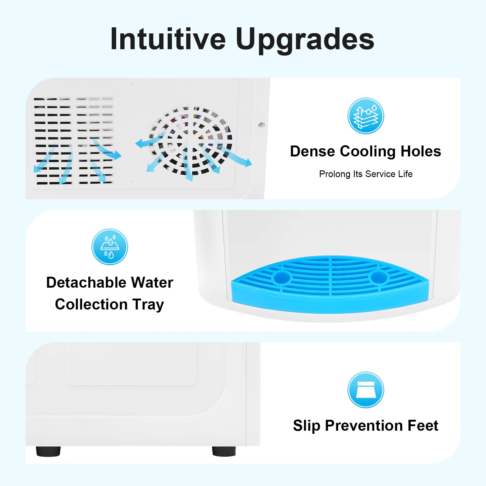 5 Gallon Hot Cold Water Dispenser Countertop Water Cooler Dispenser TOP Loading