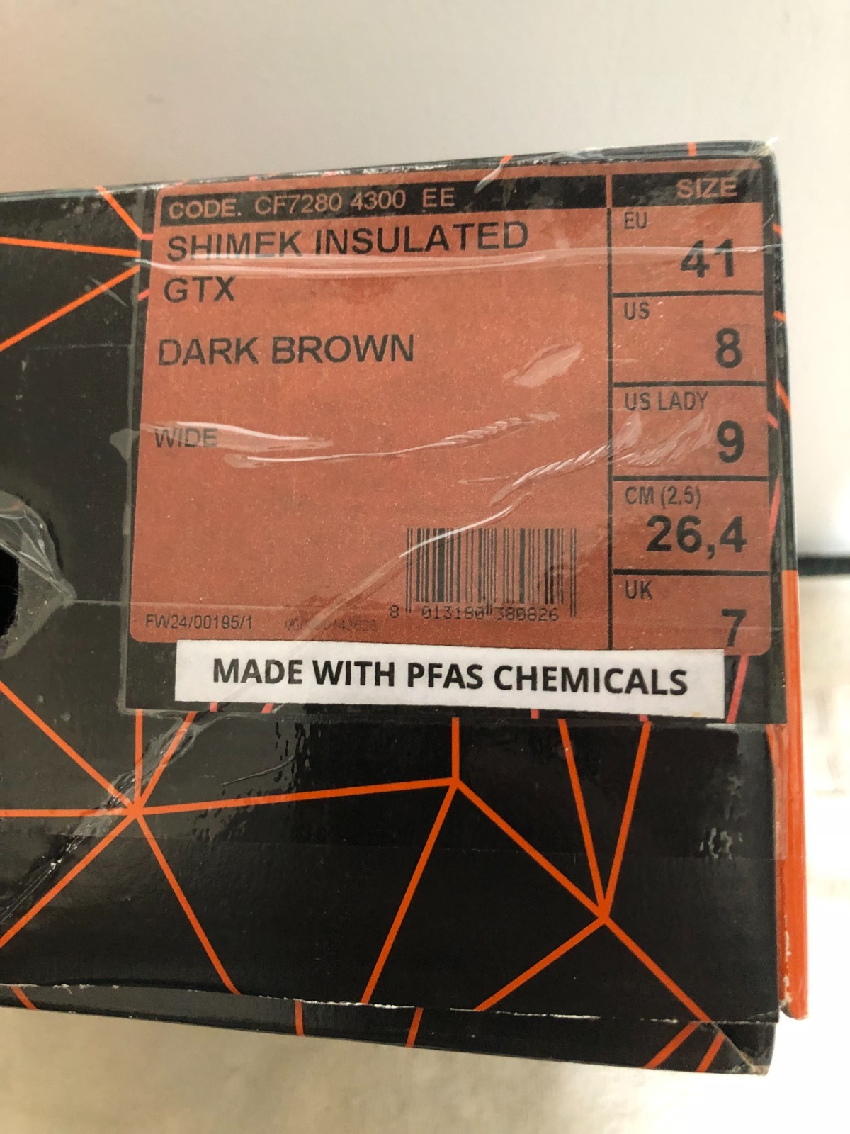 New Crispi Shimek Insulated GTX Dark Brown Men’s Boots Size 8 Wide CF7280 4300