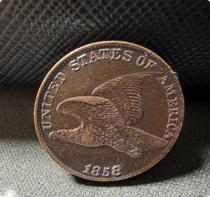 1856/1857/1858 3Pcs Flying Eagle Cent Very Good VG Coin As shown in the figure