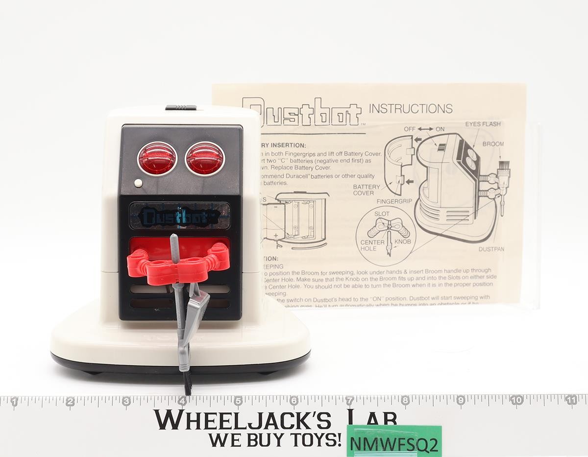 Dustbot Robot #5409 Complete WORKS 1985 Tomy Vintage Robot With Box