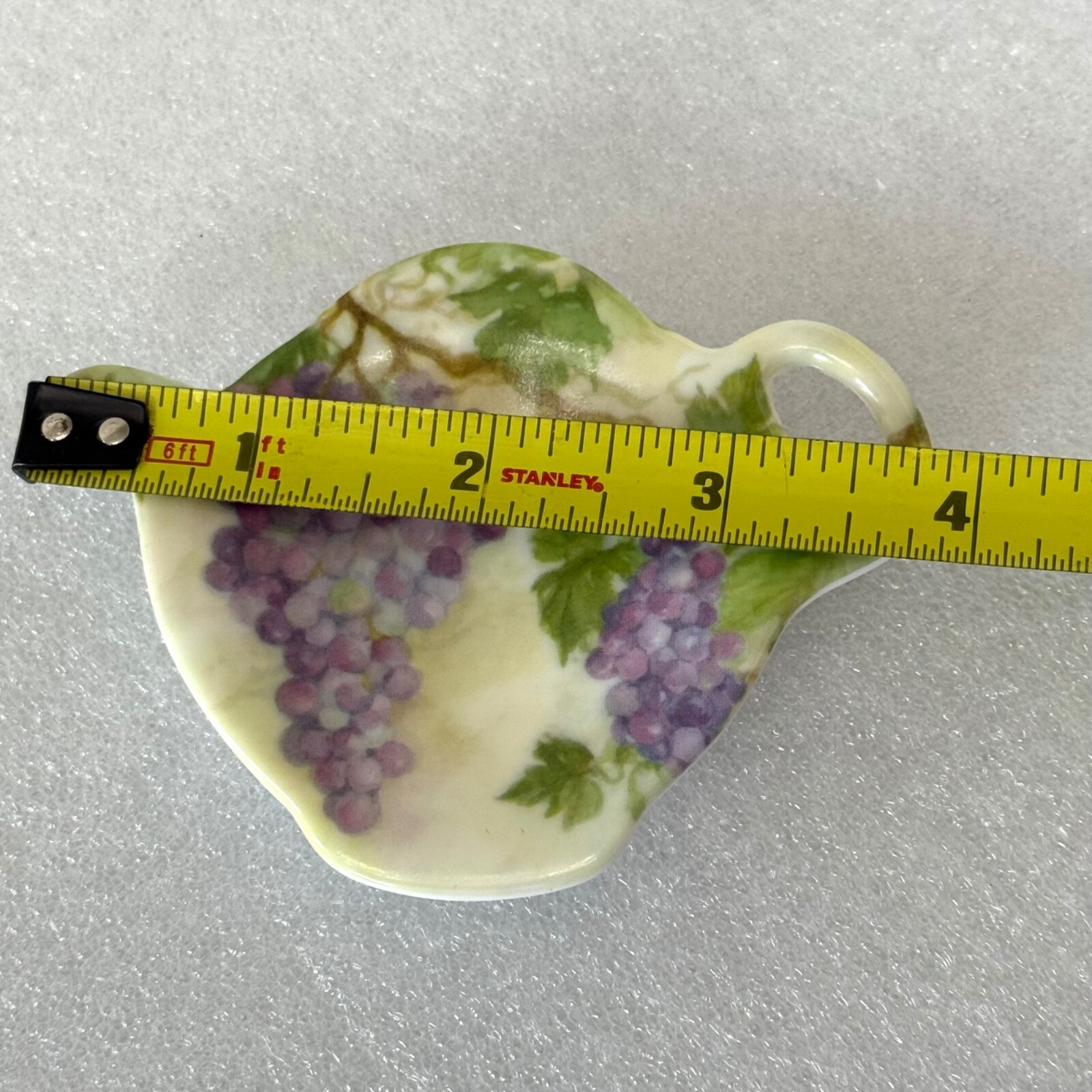 Grapes On A Vine TEA BAG Holders SET of THREE Melamine Chip Free Made in Italy