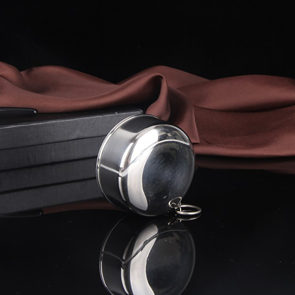 US 3-6 Pack Stainless Steel Portable Camping Travel Folding Collapsible Cups