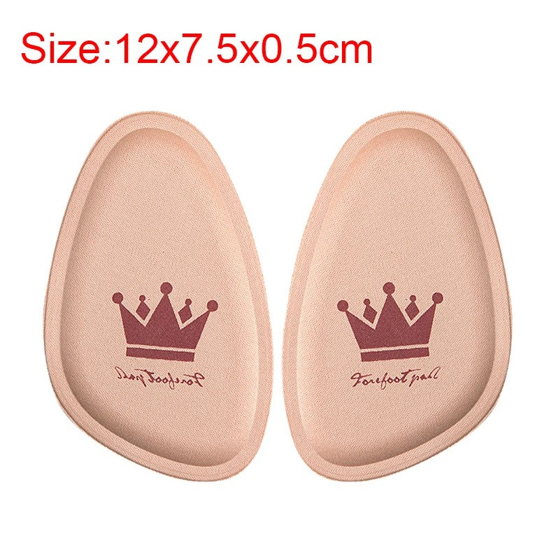 3 pair Women Forefoot Pad Insoles Pain Relief Non-Slip Cushion Shoe Inserts