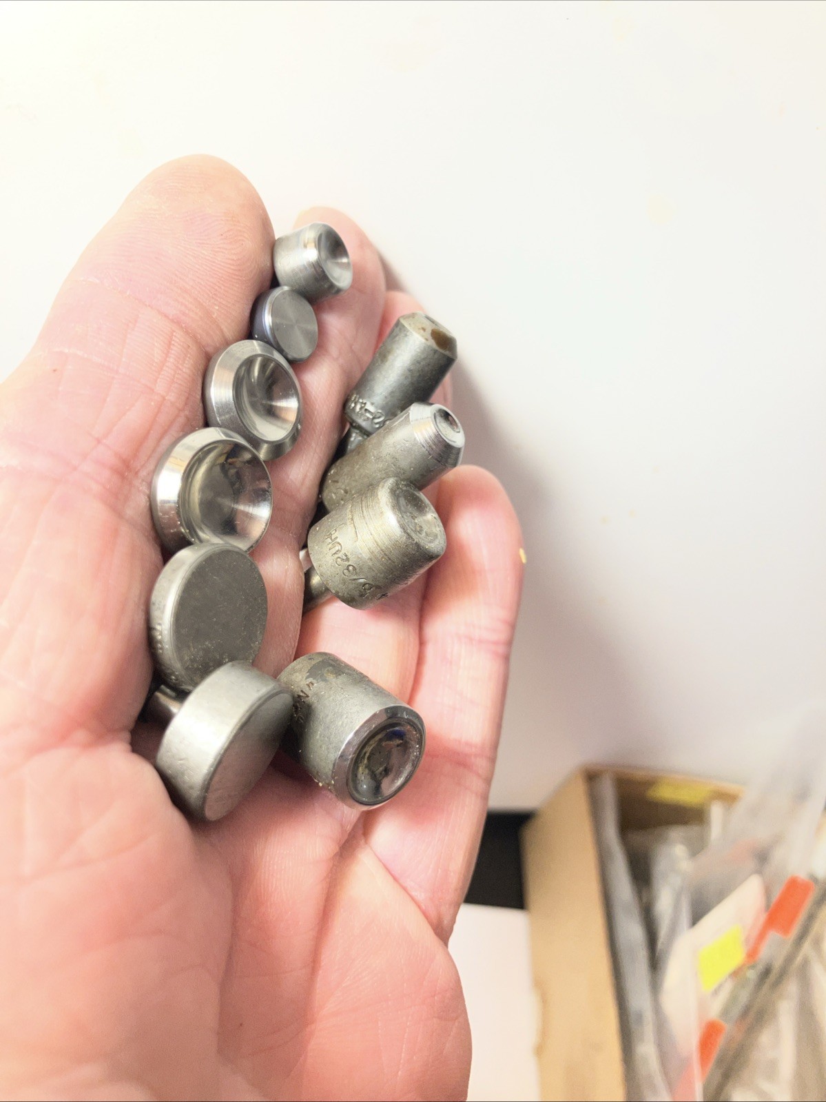 Lot 10 Hand Rivet Squeezer Die 3/16 Shank Aircraft Aviation Tools #1 Belly Tank