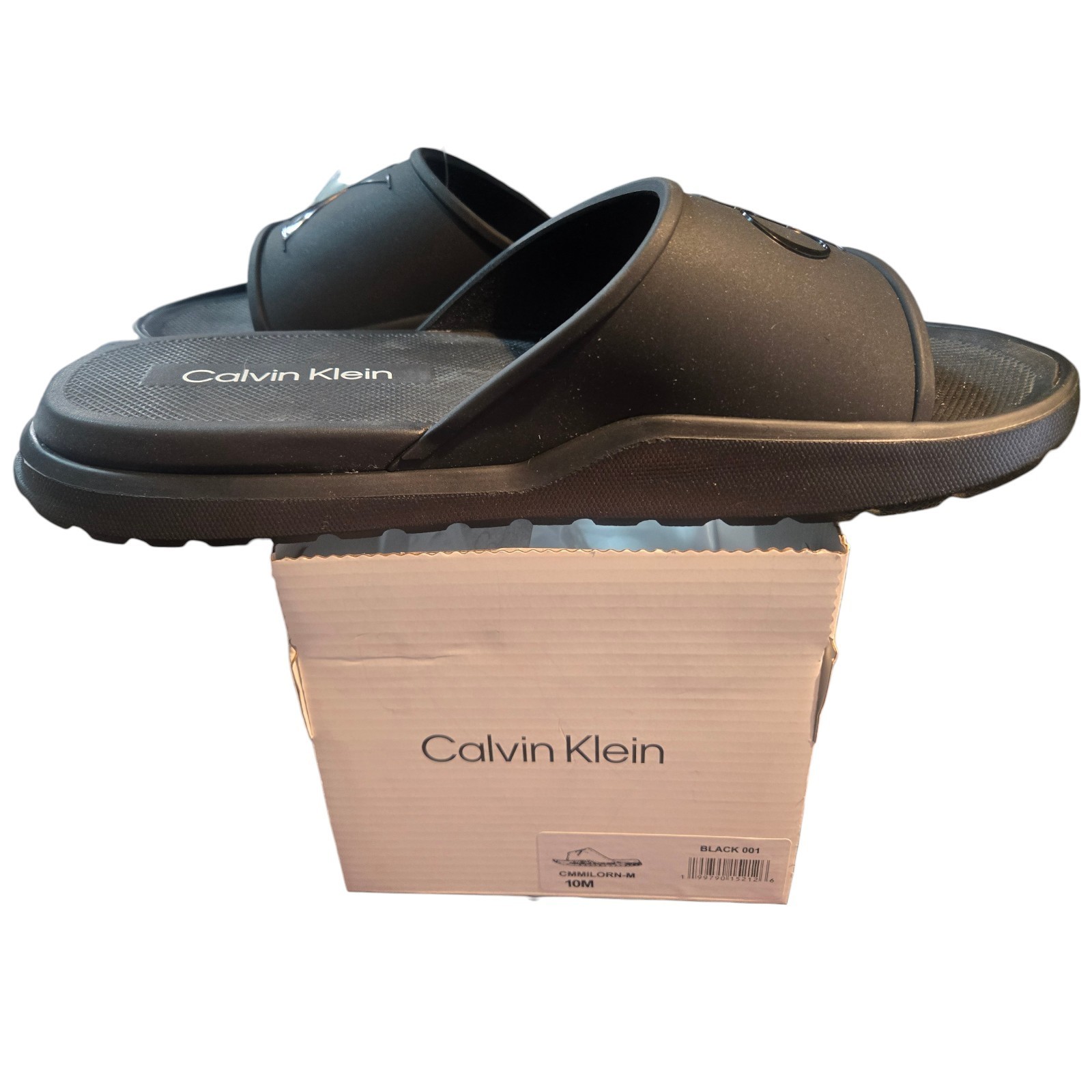 Calvin Klein -Men's CMMILORN Slide Sandal -Black 001 - All Sizes - New