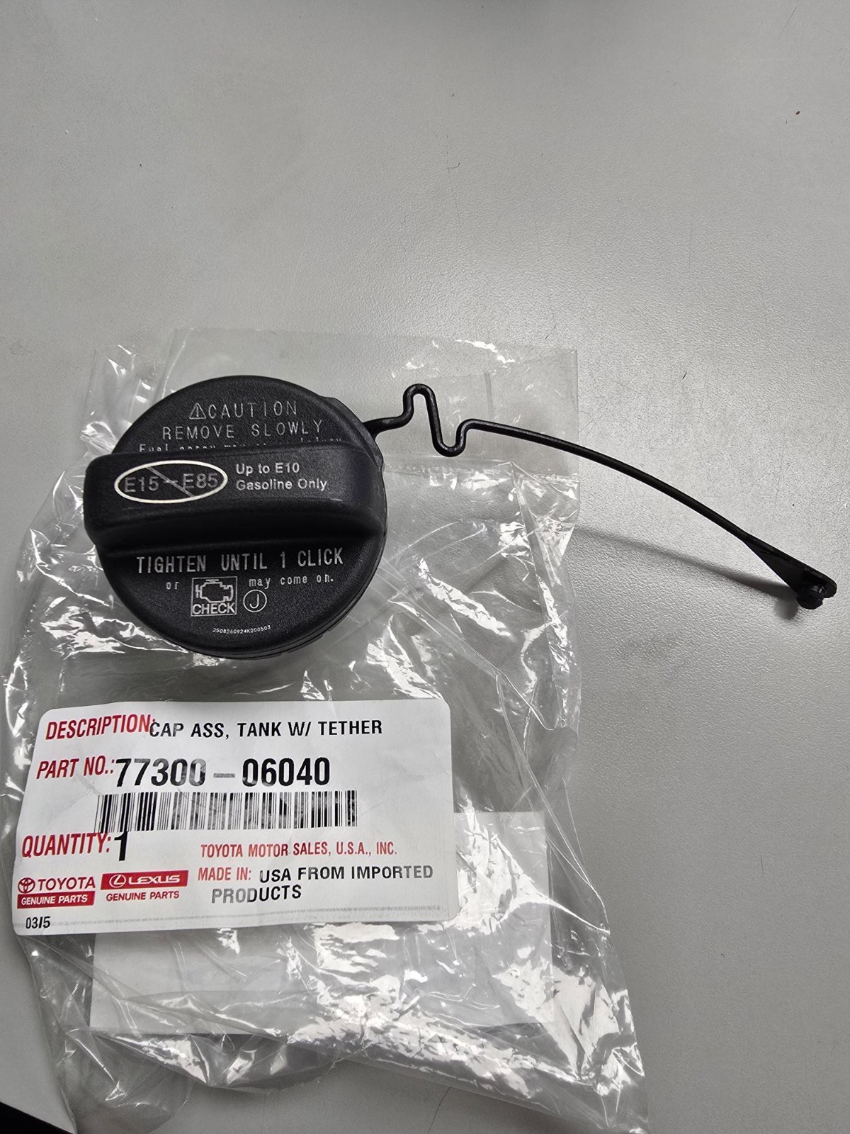 Toyota OEM Gas Cap 77300-06040 Genuine