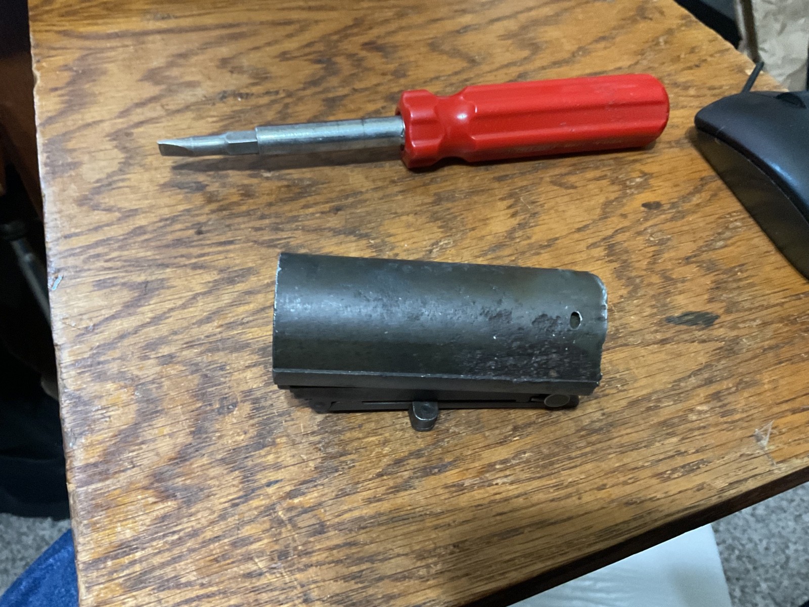 Springfield 1903 rear sight sleeve with functional sight