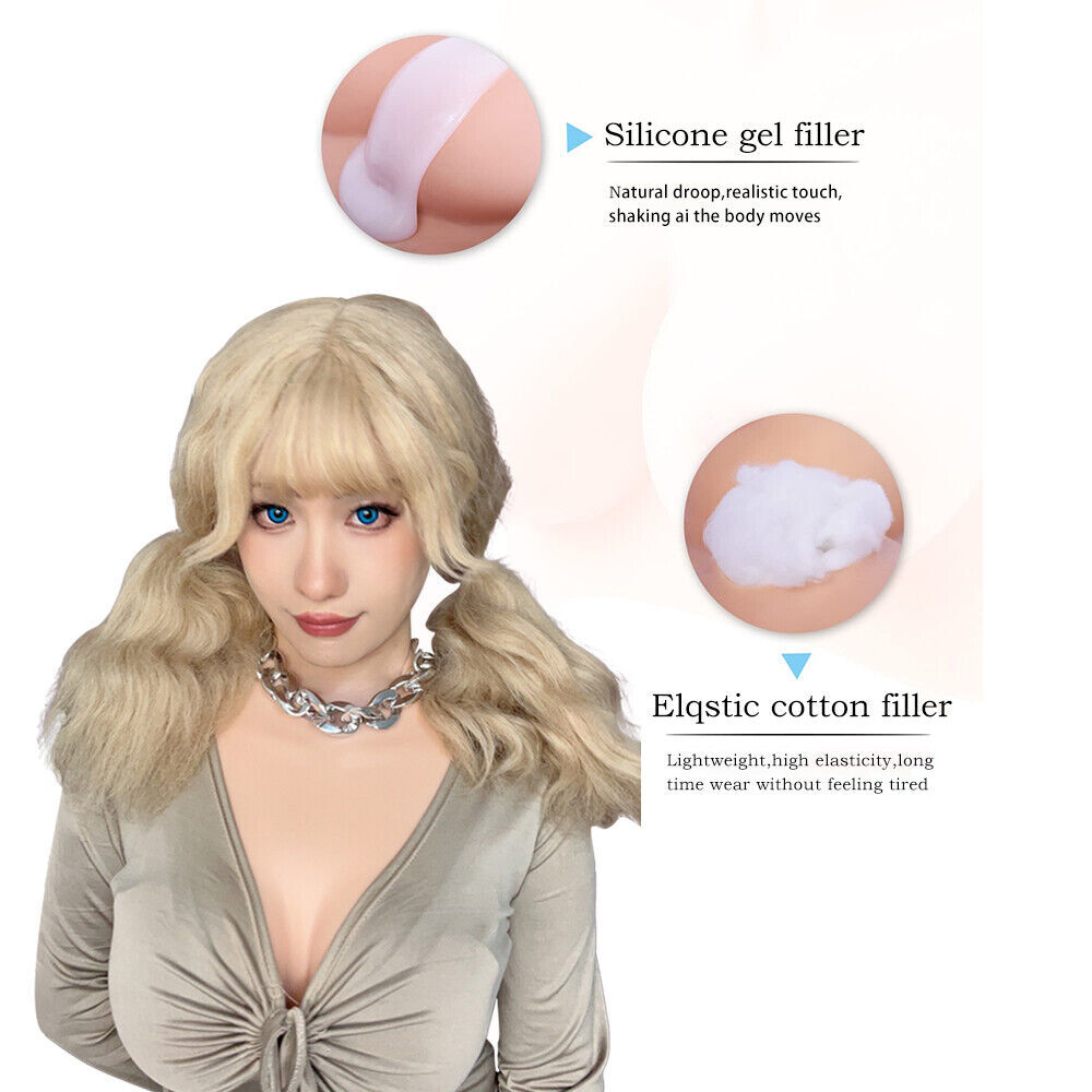Softmary Crossdressers Silicone Breast Forms Drag Queen Fake Boobs Enhancer
