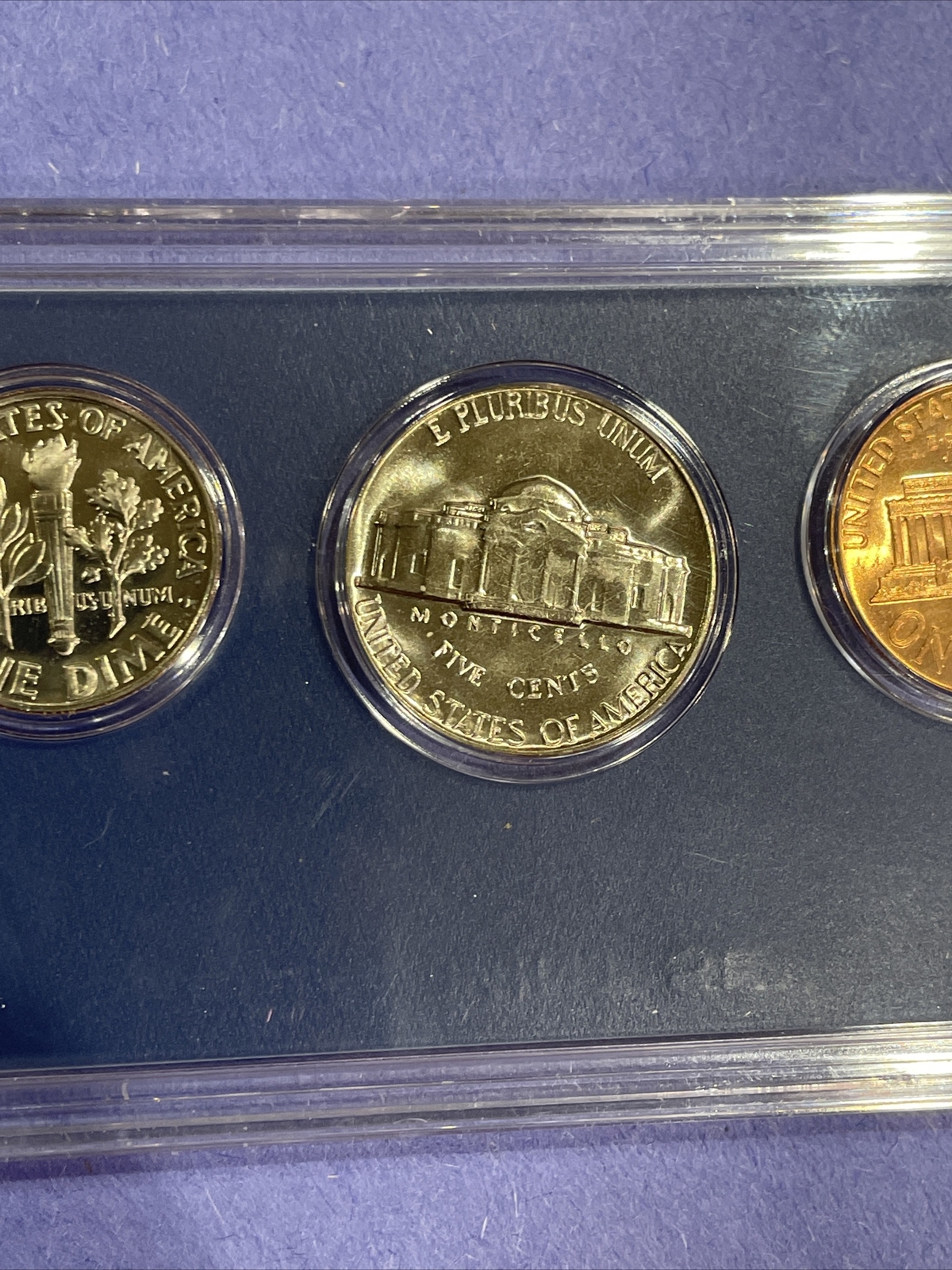 1965 US Special Mint Set Coins In Genuine Government SMS Holder