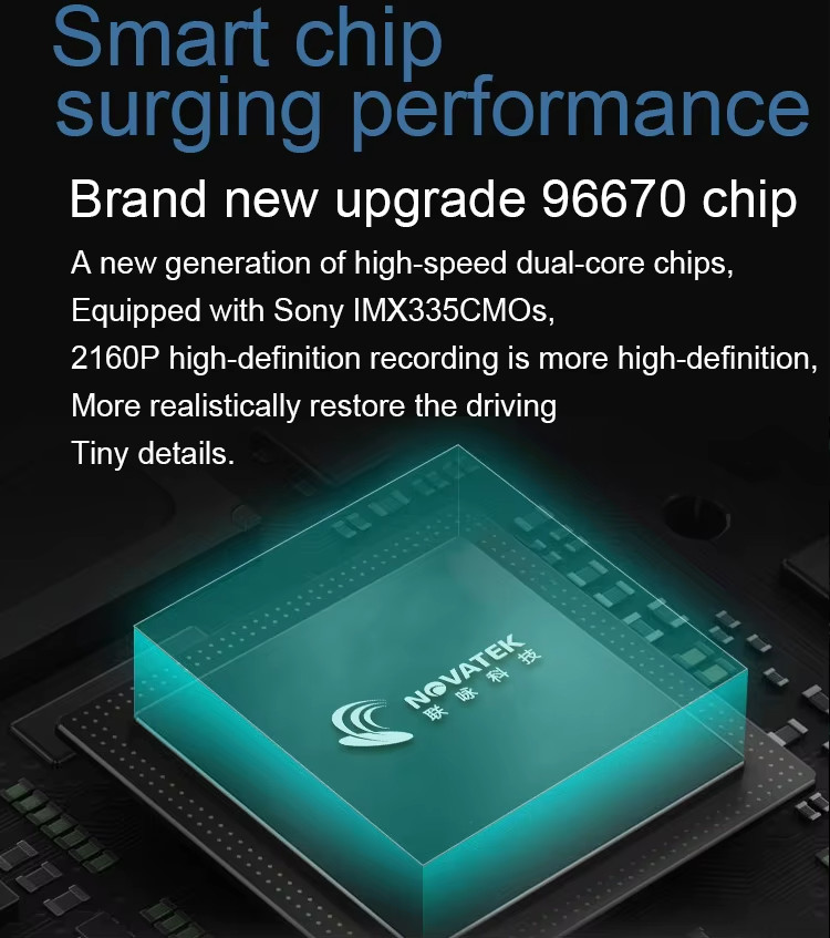 Audi OE Integrated Plug & Play 4K Dashcam Most Models 2017-2020 w/o ACC Black