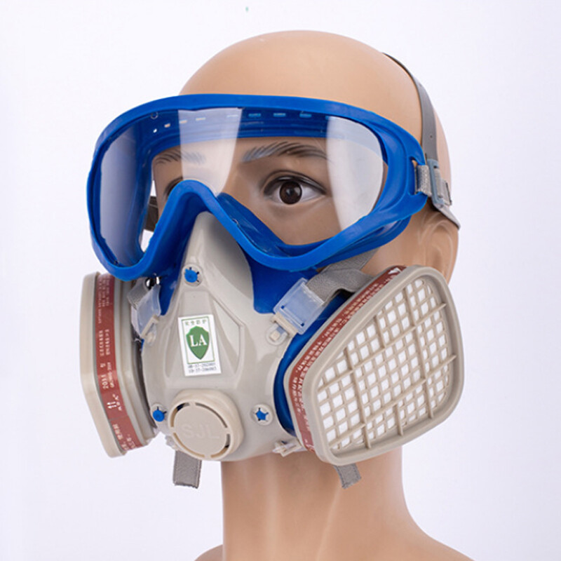 Silicone Half Face Gas Mask Paint Spray Chemical Respirator Reusable 95% Filter