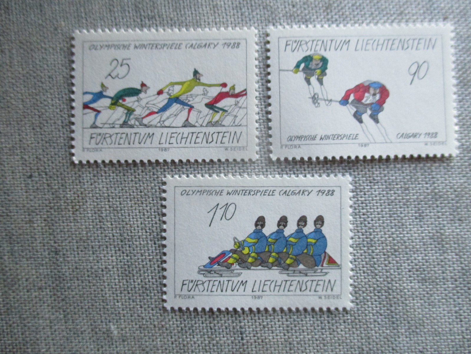 Liechtensrein, Scott# 877-879, MNH