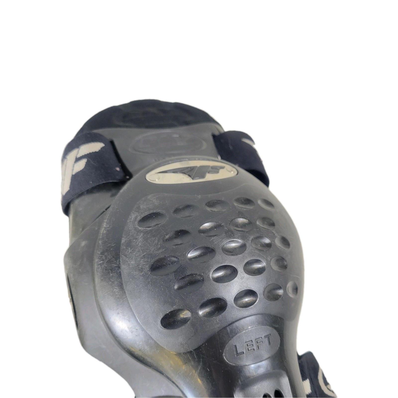 Fox racing race knee shin guards MX Moto ATV Black Size Adult