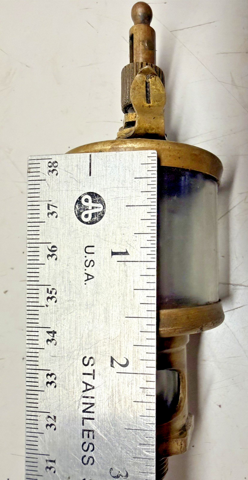 Brass Cylinder Oiler IHC M International Famous Mogul Hit Miss Engine 1/4" NPT