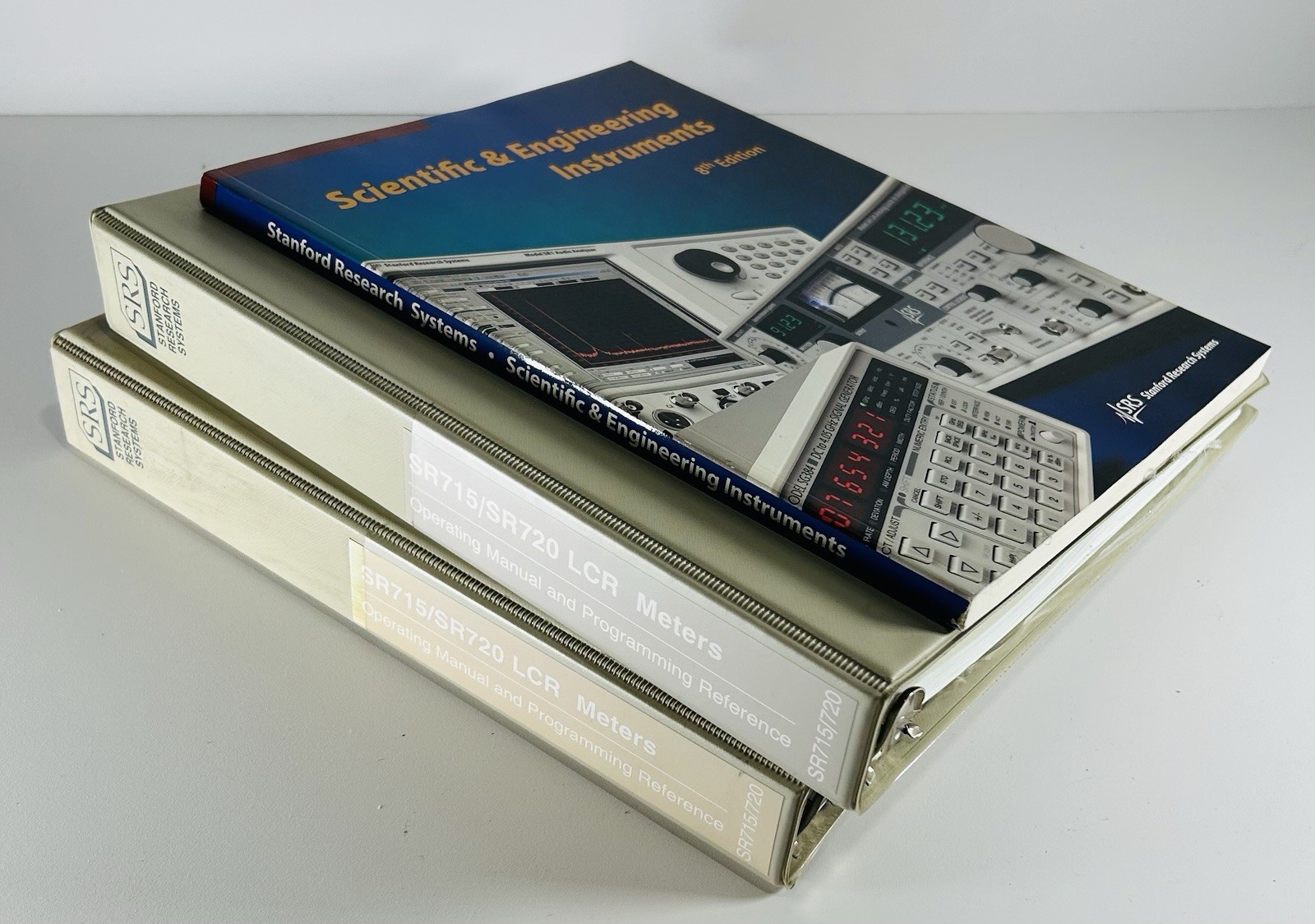 Lot Of 2 Stanford Research Systems SR715 LCR Meter Powers on untested Sold As Is