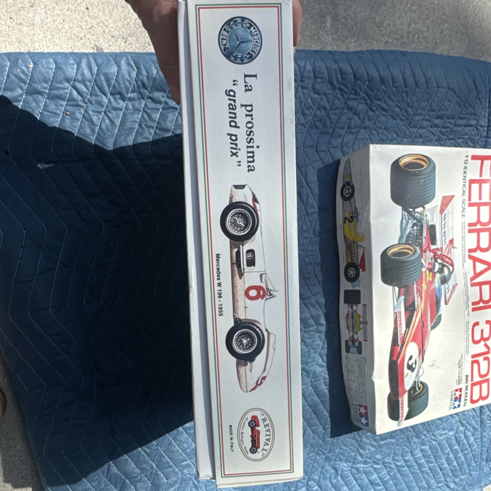 Revival Ferrari D50 1956 1:20 Metal Car Kit Red Sport Model MPN 93101