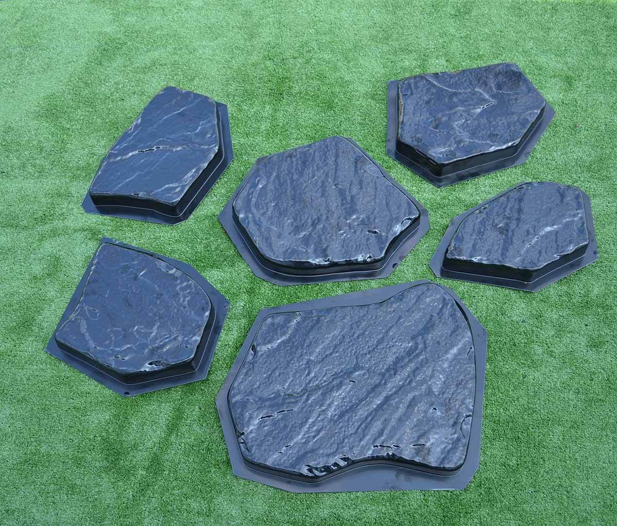 Concrete molds pavers casting concrete garden panths stone patio sold 6 pcs S34