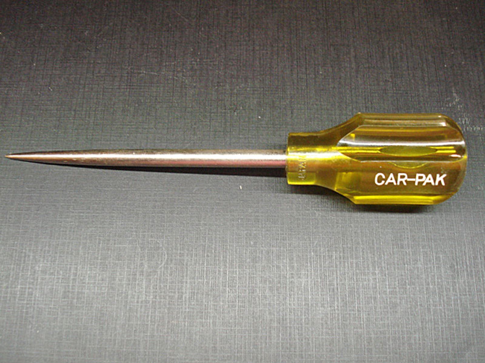 heavy duty full tang scratch awl 6-1/4" long with 4-1/16" long blade