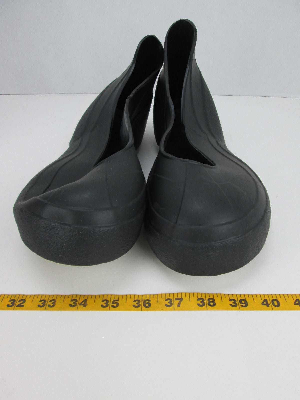 NSP XXL Black Overshoe Rubber Boot Covers W/ Gription Soles Slip Ons SKUBCS