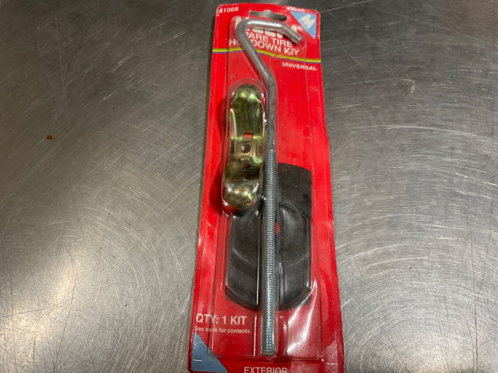 HELP! Spare Tire Hold Down Kit Long J-Bolt Steel For Tire Size 13" 14" 15 NEW